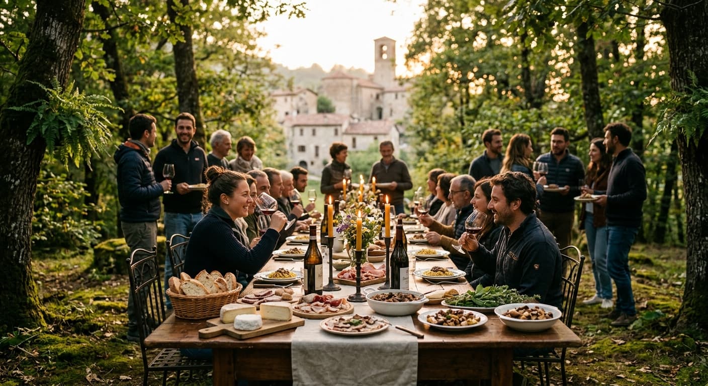 A spass per Muncastè - Sagra nel Bosco