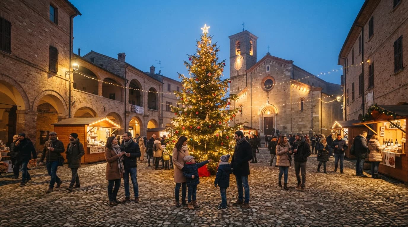 Accensione albero di Natale S. Carlo