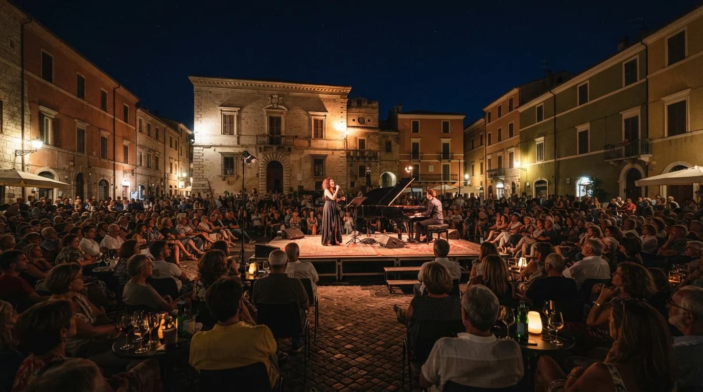 Al via la quinta edizione di “Chieti sotto le Stelle”: domani il concerto di Karima in Piazza Vico. De Cesare: “Grandi nomi, talento e generi diversi per valorizzare le nostre piazze”.
