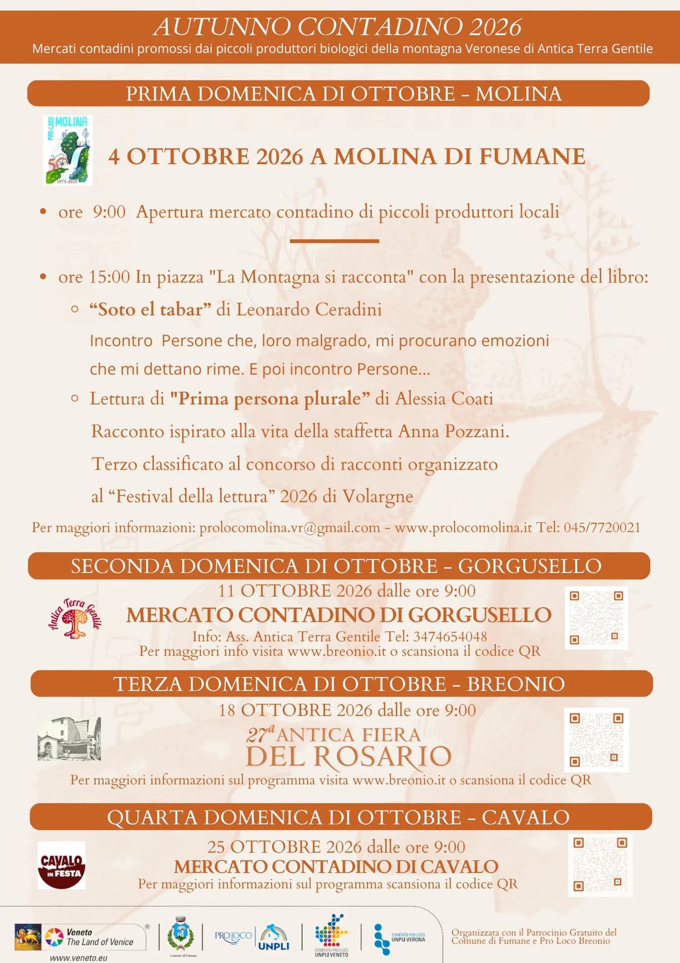 Autunno contadino a Molina di Fumane 4 Ottobre 2026 — foto 1