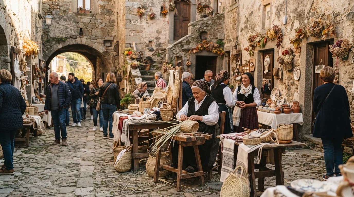 Autunno in Barbagia a Meana Sardo