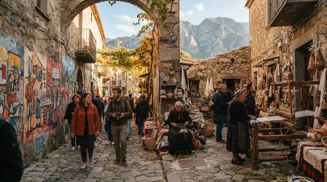Autunno in Barbagia a Orgosolo