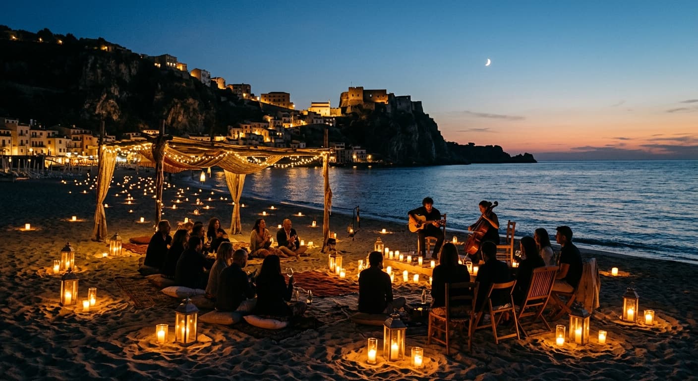 Candlelight in Spiaggia a Bivona
