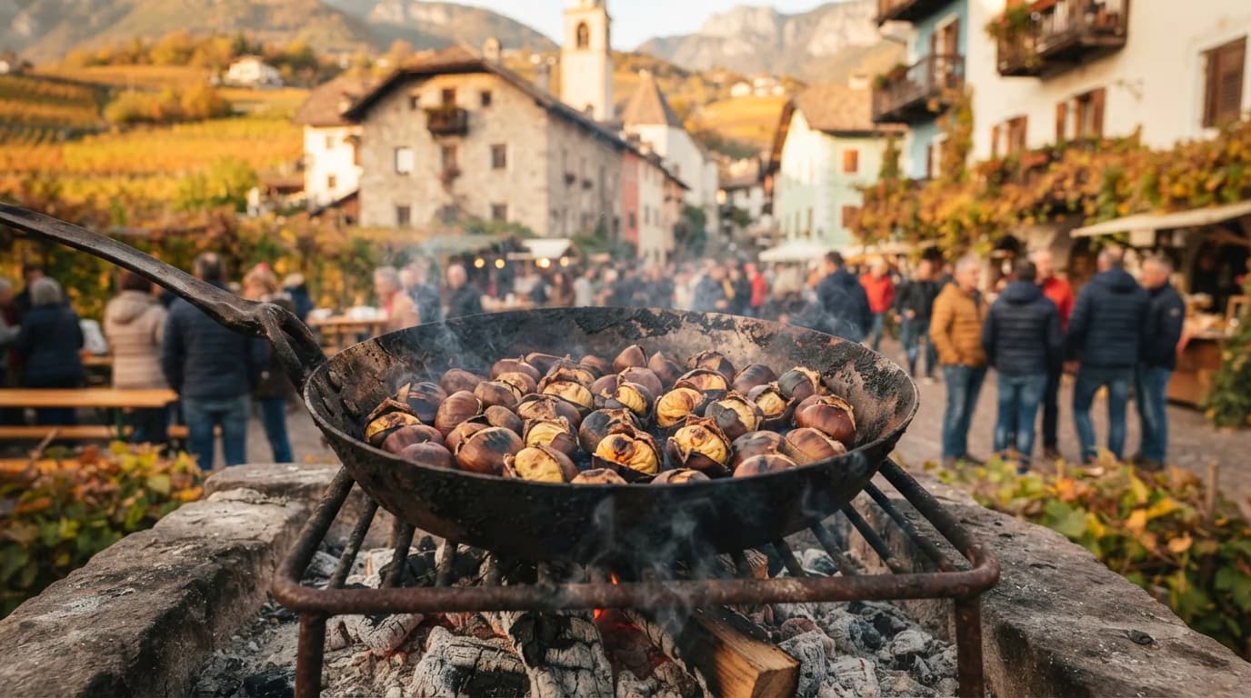 Castagnata dei Vigili del Fuoco di Caldaro Paese