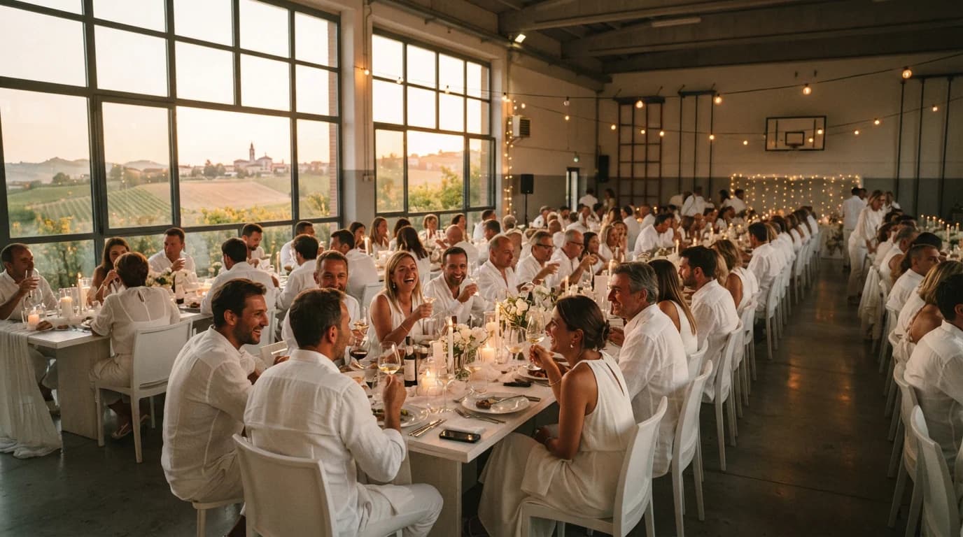 Cena in bianco