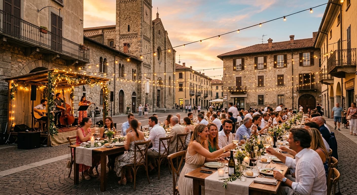 Cena sotto le stelle a Chiari