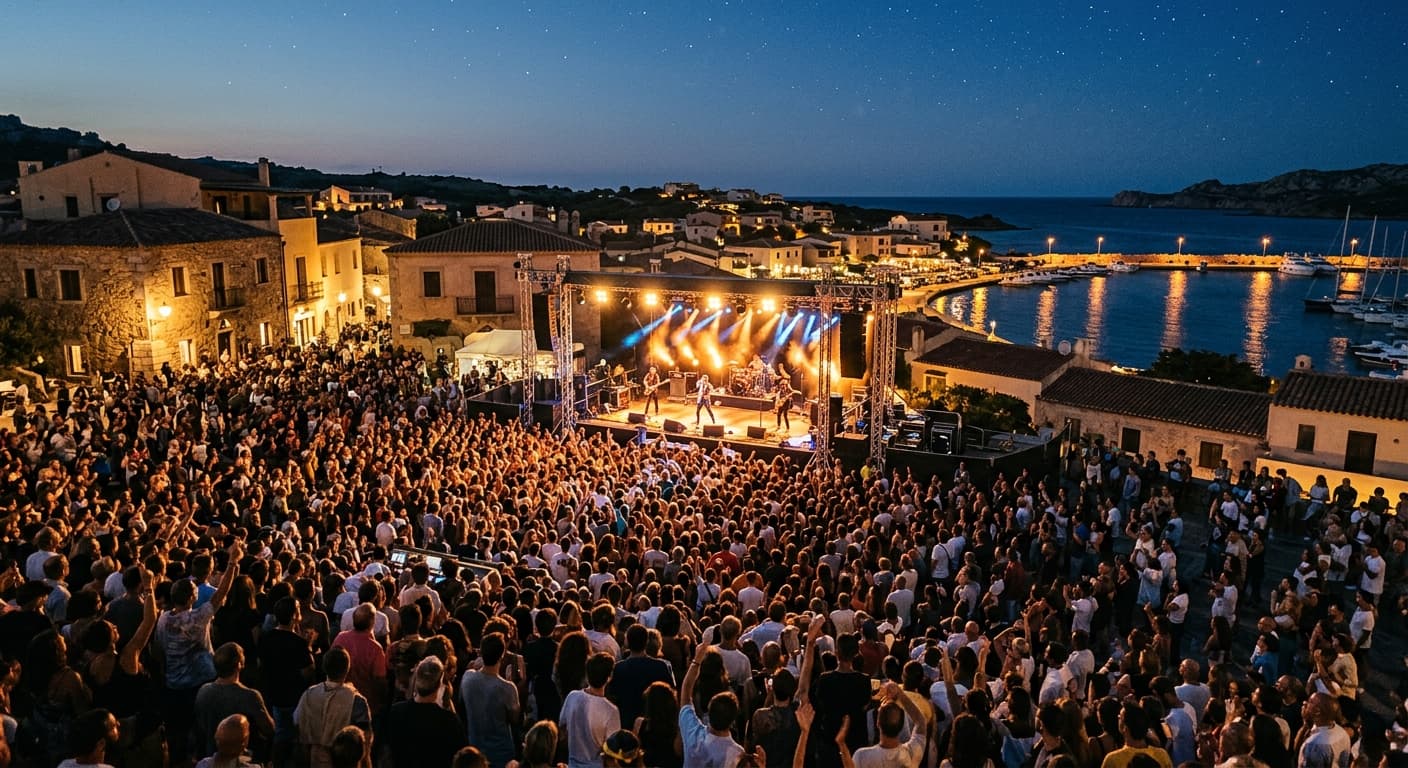 Concerto dei Negramaro a Golfo Aranci