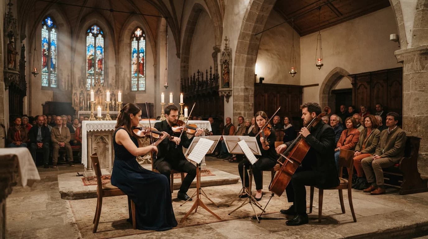 Concerto nella chiesa parrocchiale di Scena