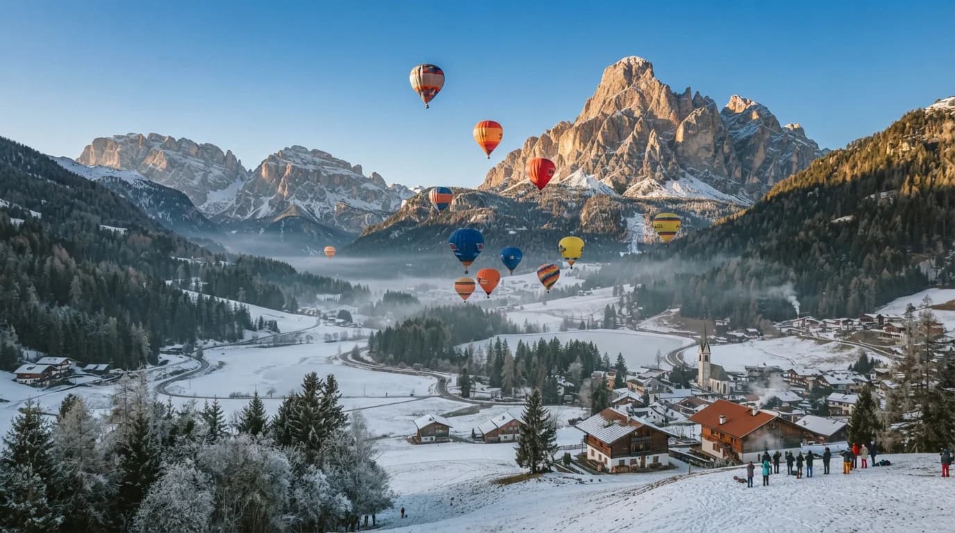 Dolomiti Balloonweek: voli giornalieri in mongolfiera