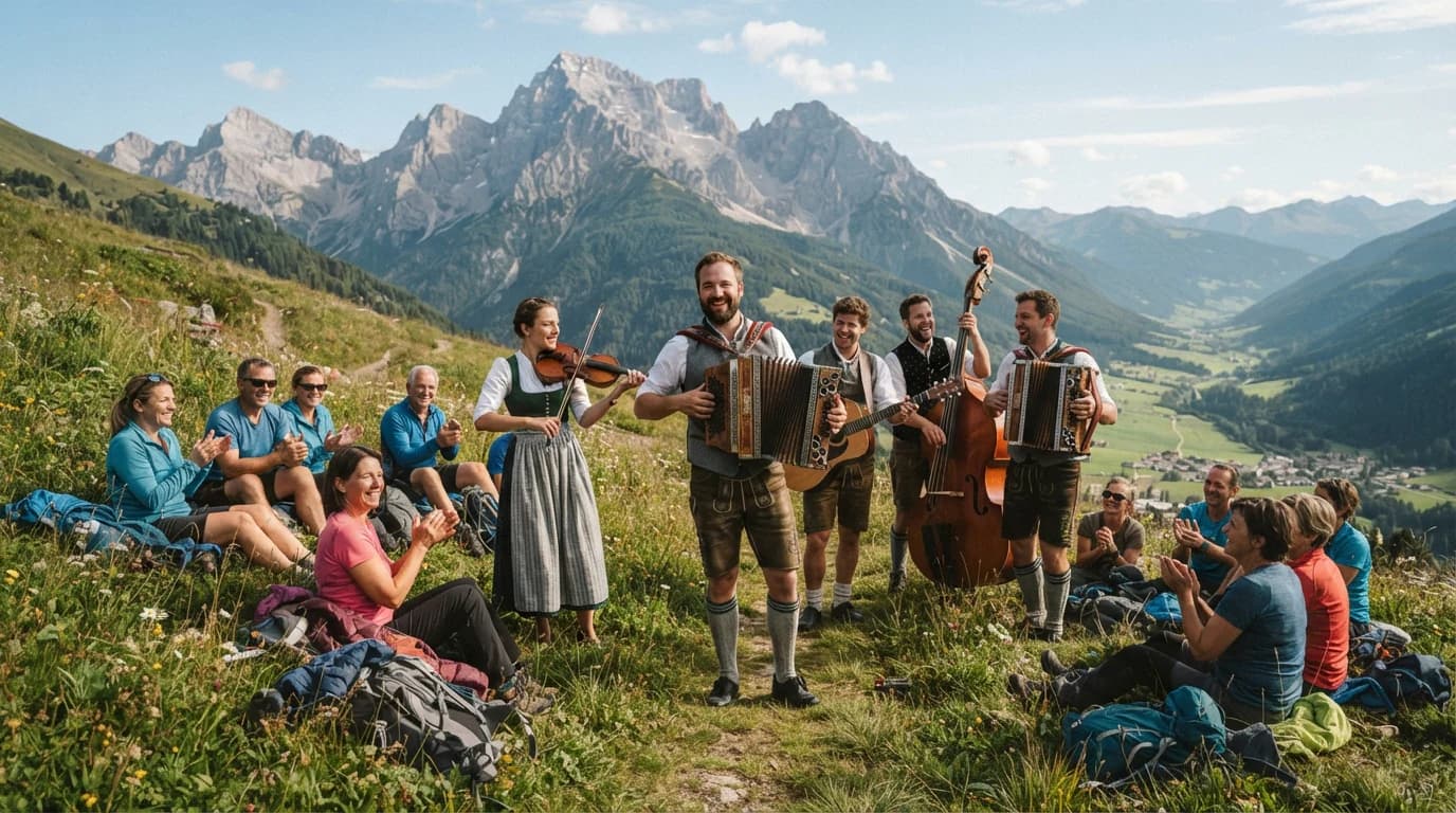 Escursione musicale con "Tiroler Herz"