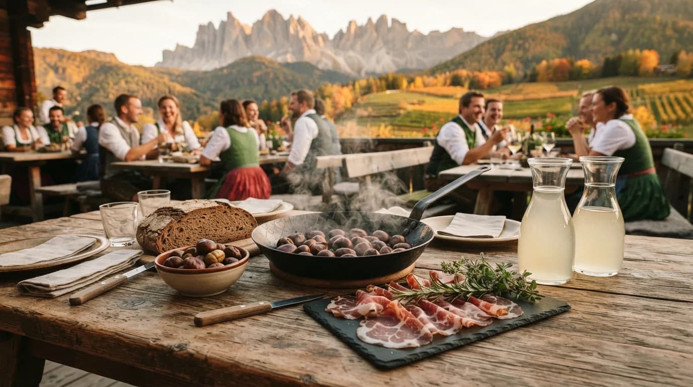 Festa del "Törggelen" a Colsano
