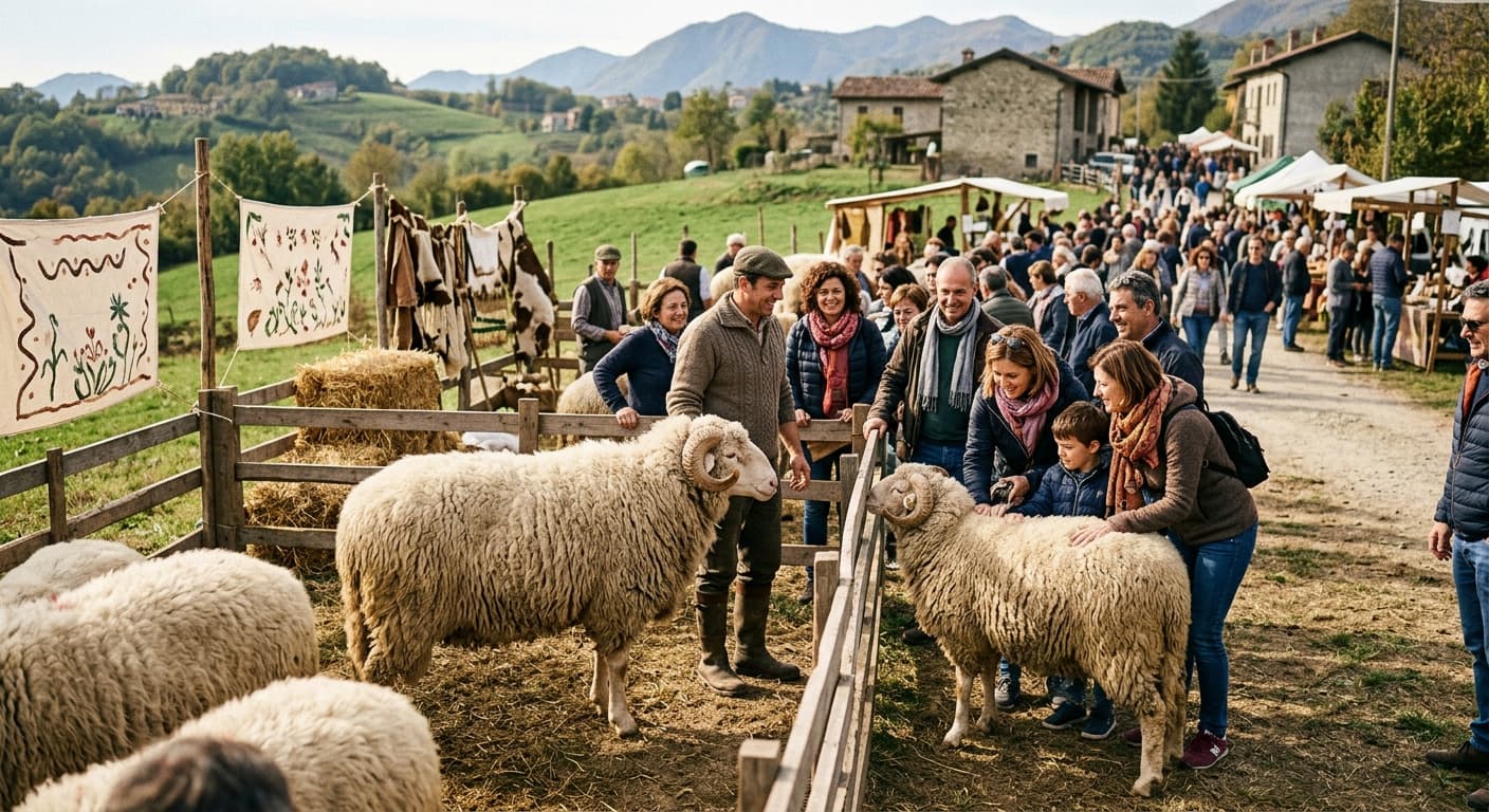 Festa della pecora gigante bergamasca