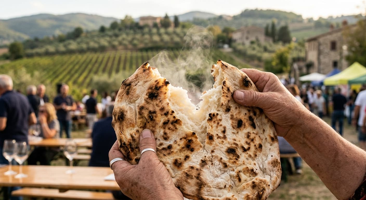 Festa della Torta al Testo e dei vini Doc dei Colli Perugini