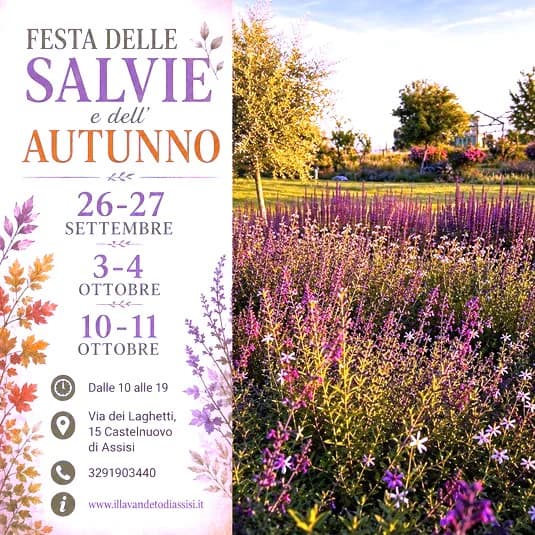 Volantino di Festa delle Salvie e dell'Autunno
