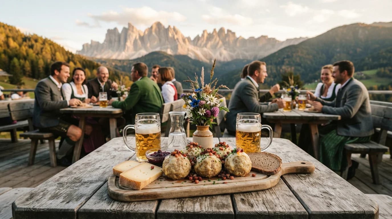 Festa di fine stagione "Pfiat Gott" sulla malga Wasserfalleralm