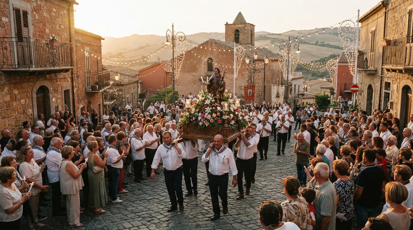 Festeggiamenti in onore di San Giovanni Battista - borgo di Granieri