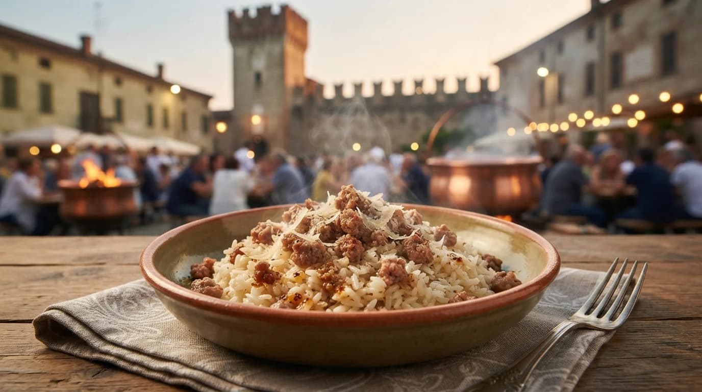 Festival del Riso 2026 a Castel d’Ario: quattro giorni tra il celebre Riso alla Pilota, il concorso “Spiga d’Oro”, musica, luna park e Notte Bianca