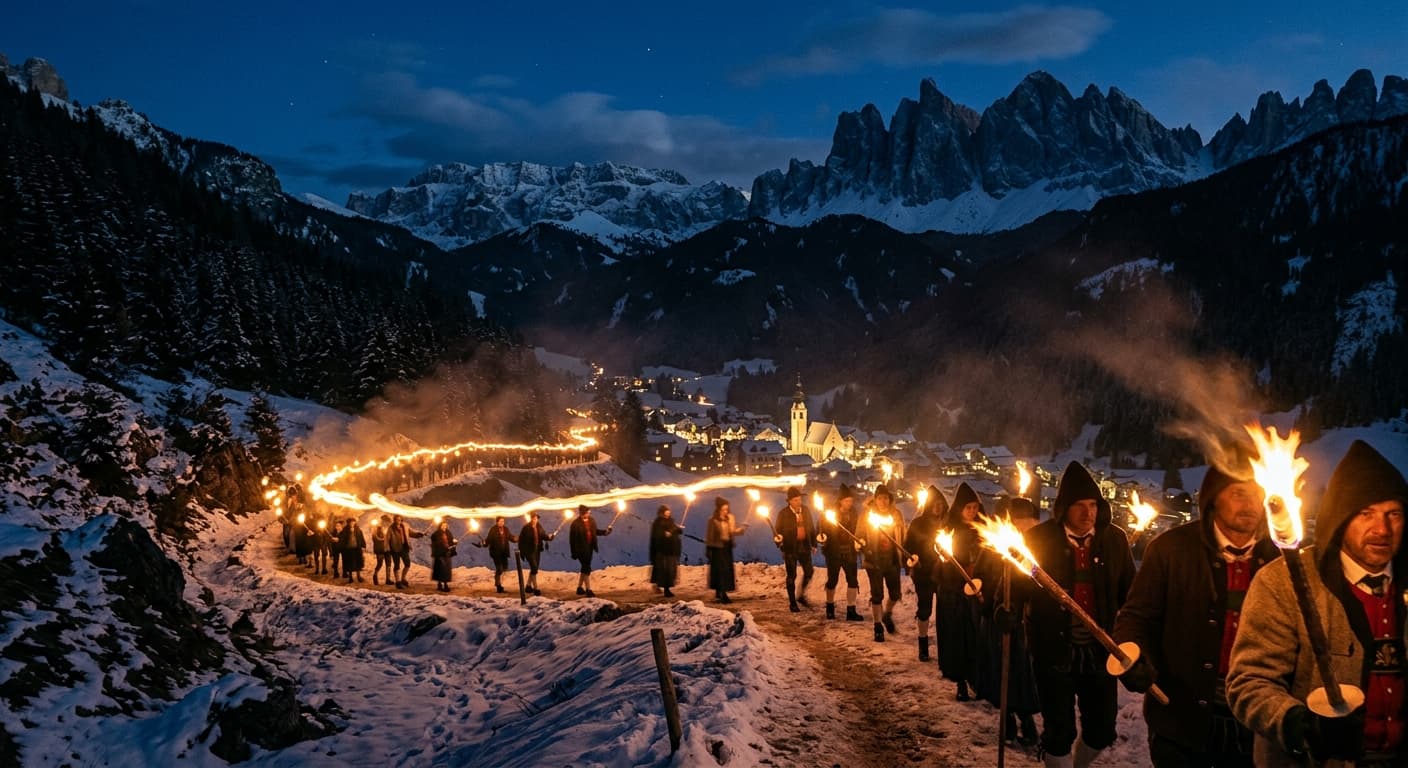 Fiaccolata di Fine Anno con Gran Falò dell'Orso
