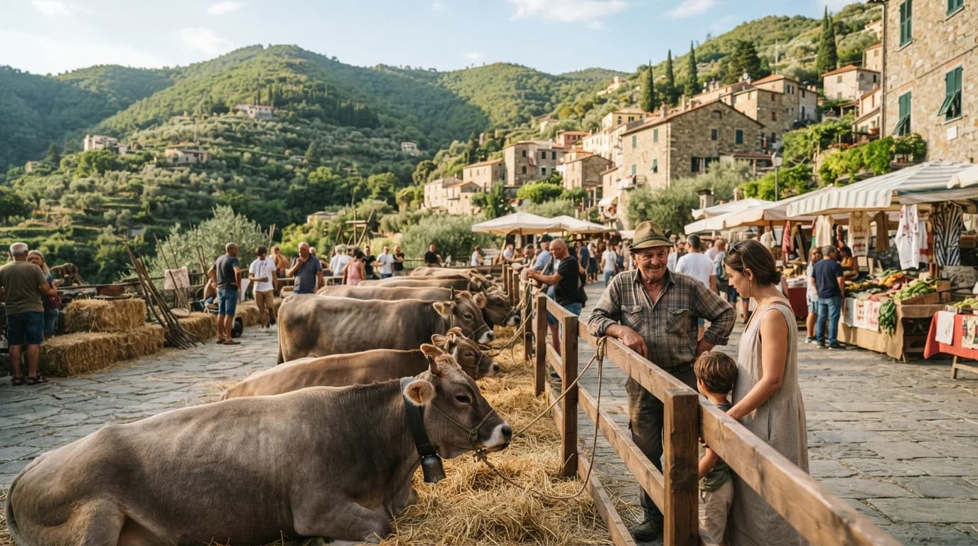 Fiera Del Bestiame a San Cipriano