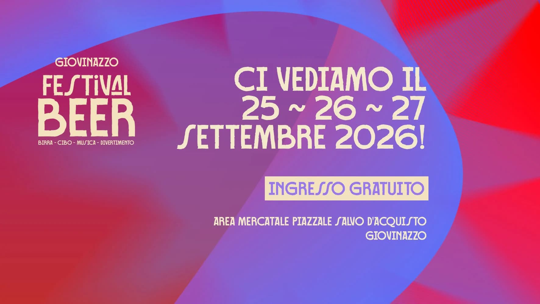 Giovinazzo Festival Beer  Dal 25 al 27 settembre la festa  luppolo internazionale che sposa la buona musica.  Novità arriva il Morning Club  — foto 1