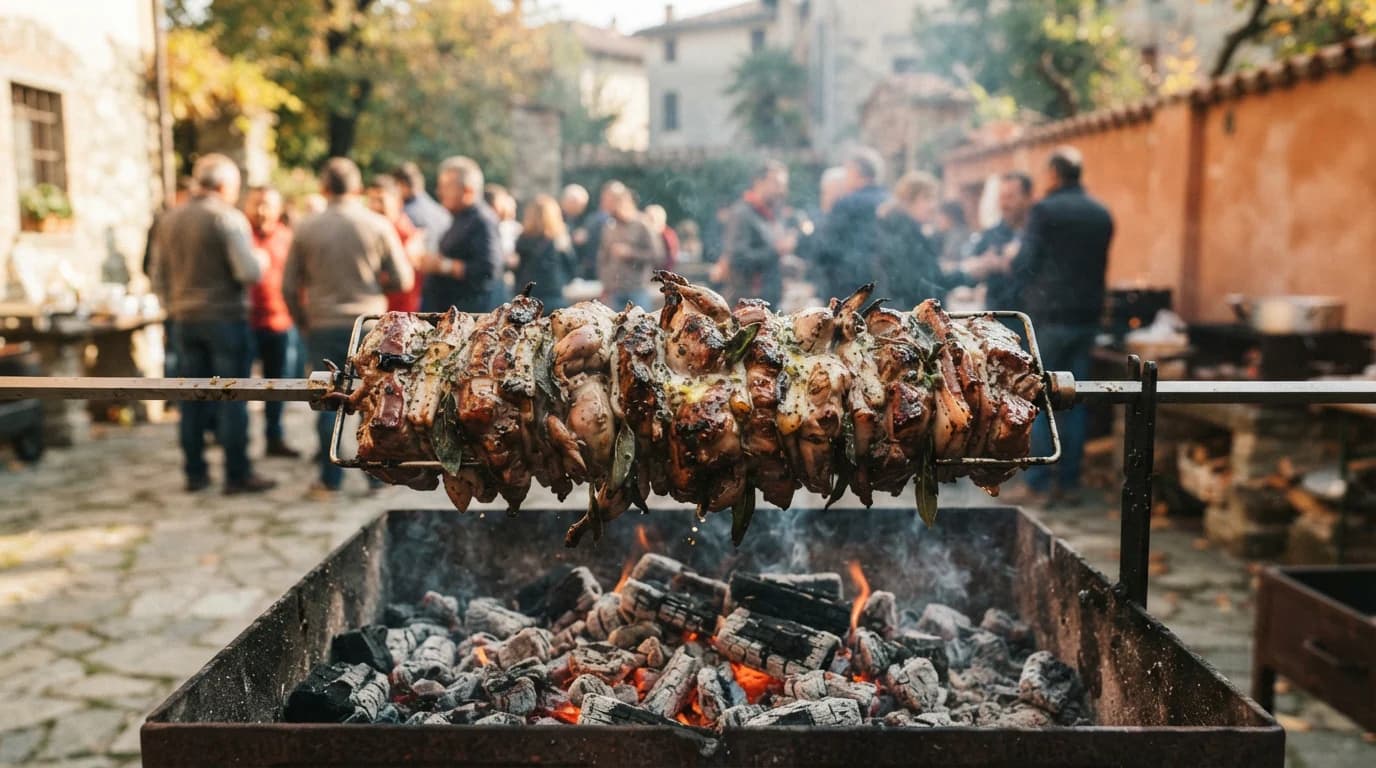 Grande spiedo d’asporto