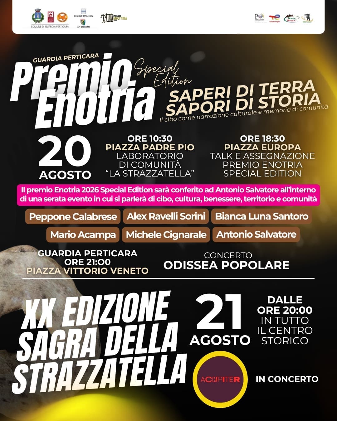 Guardia Perticara (PZ), è Sagra della Strazzatella  - 20/21 ago 