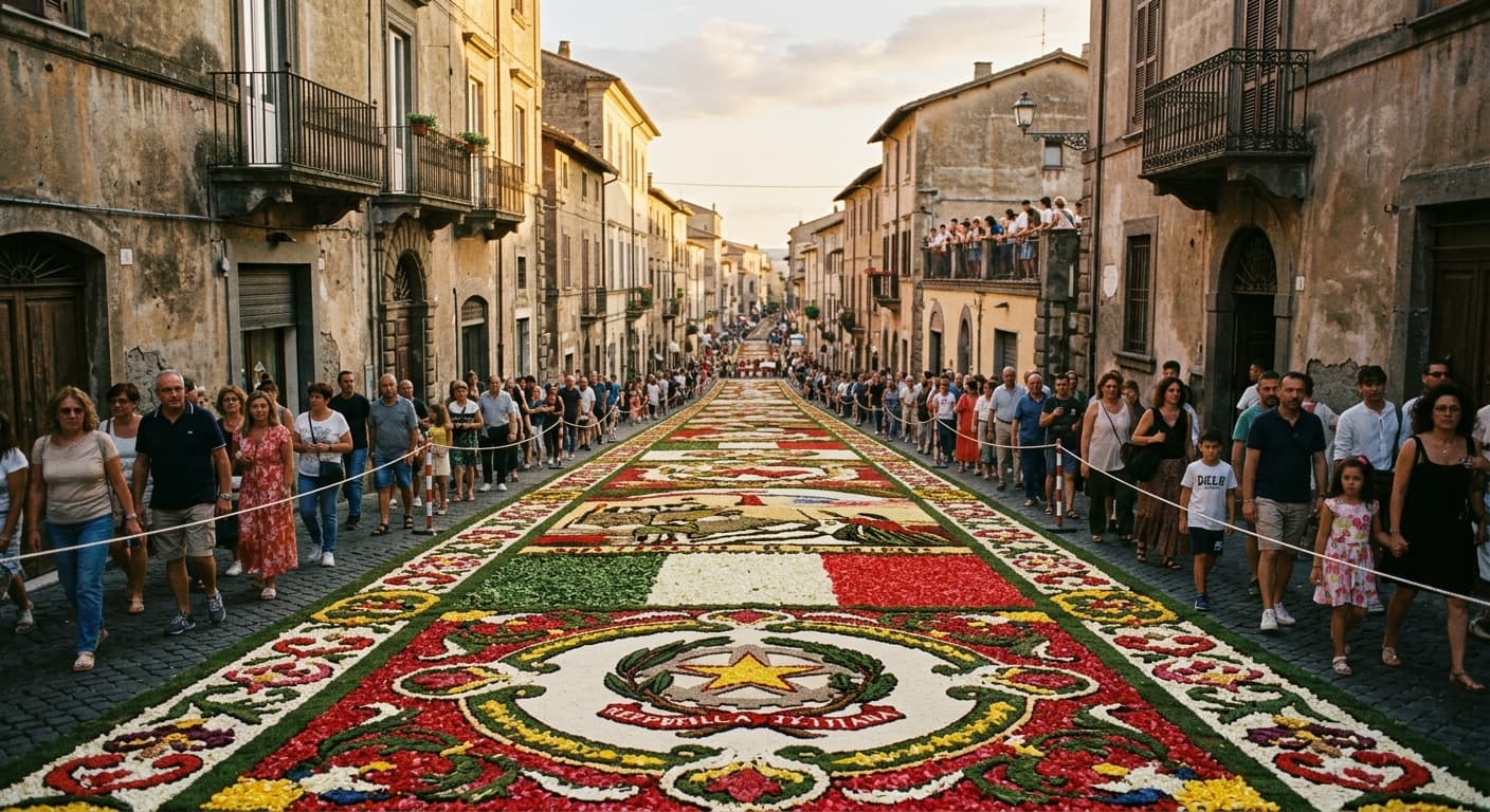 Infiorata a Genzano di Roma