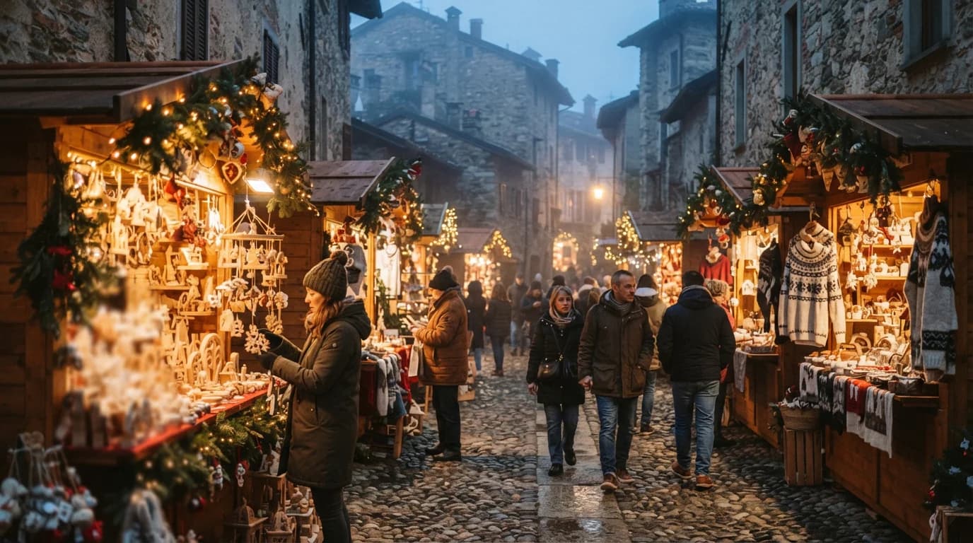Luci di Natale alla Rasa