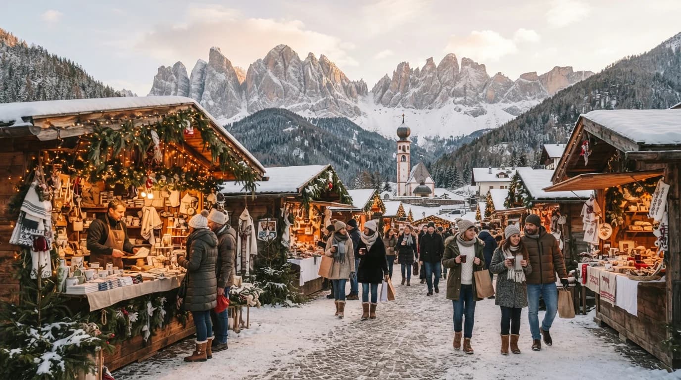 Magia dell'Avvento sotto le Odle