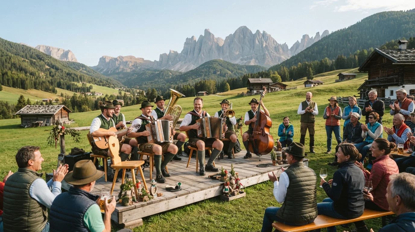 Mattinata con il gruppo "Die Almdudler"