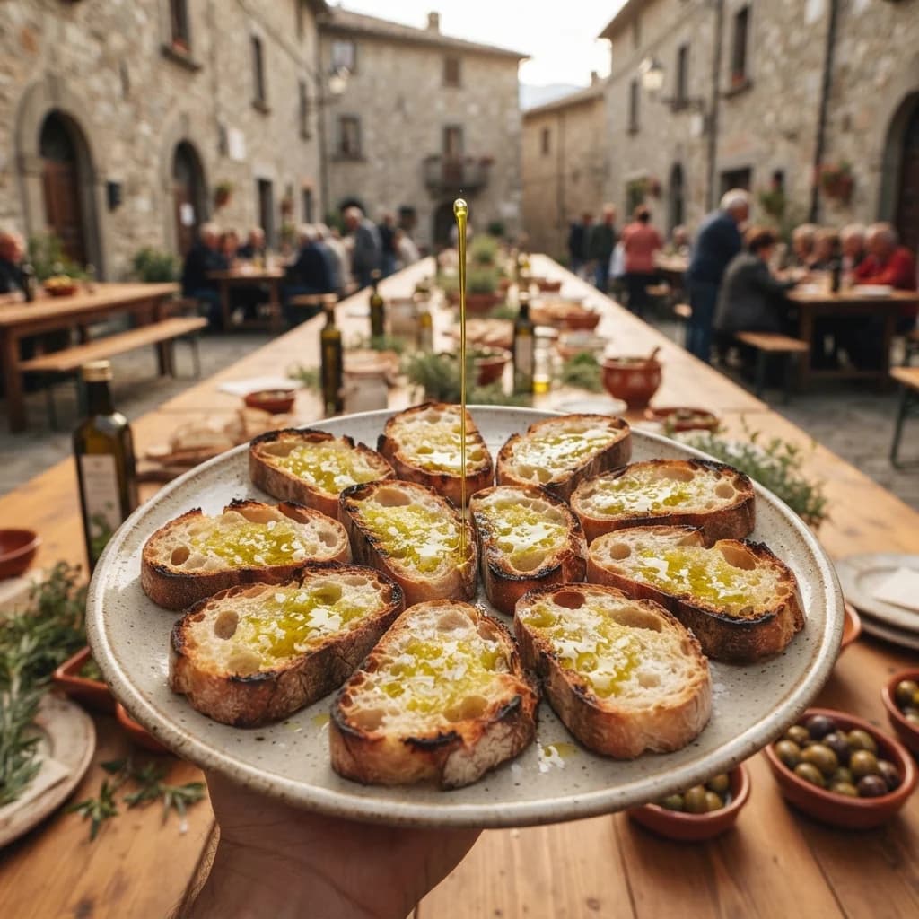 Monteleone Sabino (RI), l’oro verde va in scena alla Sagra della Bruschetta – 15 novembre