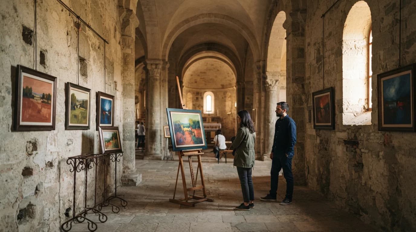 Mostra di pittura - Espone Giovanni Origone