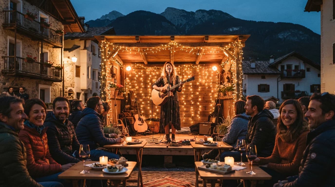 Musica dal vivo: Judit Pixner