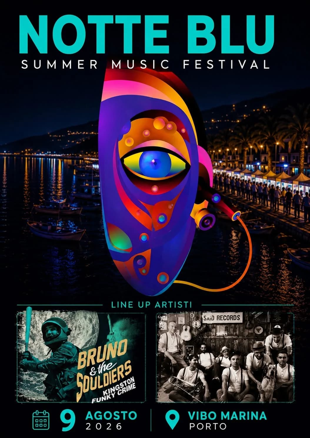 Programma artistico Notte Blu 2026