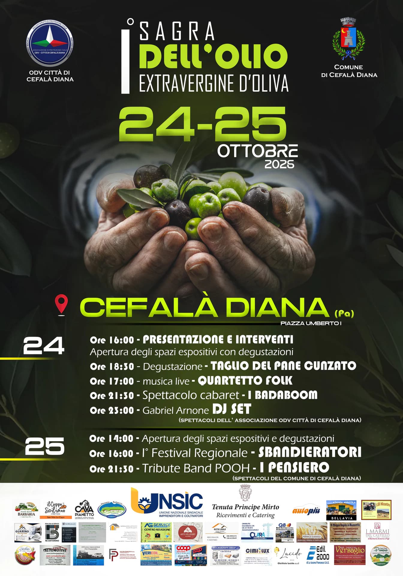 Prima Sagra dell'Olio Extravergine d'Oliva: incontri, musica e sapori a Cefalà Diana — foto 1