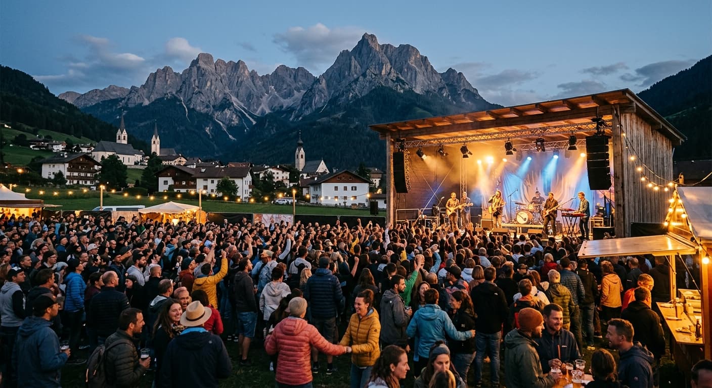 Open Air concerto Jason Nussbaumer "Der mit dem Berg rockt"