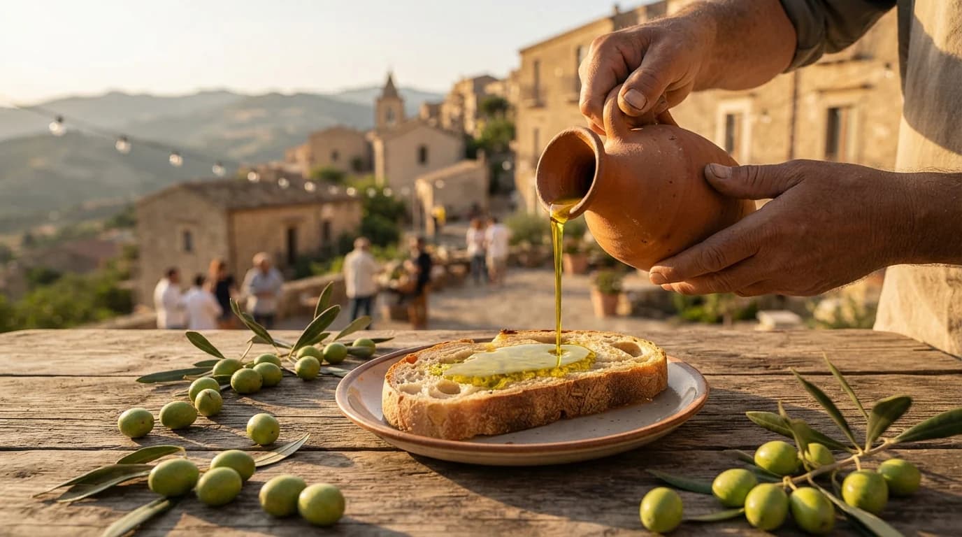 Prima Sagra dell'Olio Extravergine d'Oliva: incontri, musica e sapori a Cefalà Diana