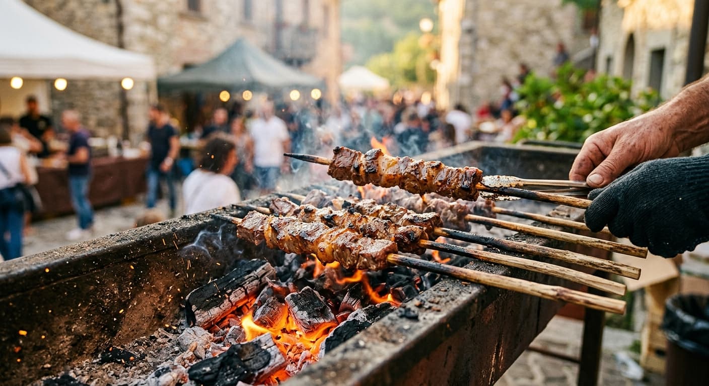 Rustell festival arrosticino d'Abruzzo