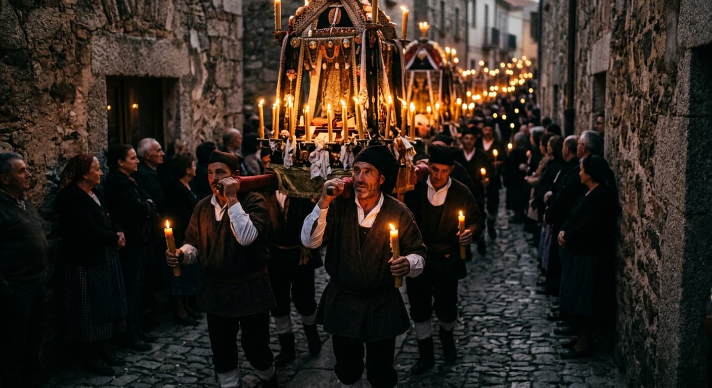 Sa essida de sos candhaleris-sagra della pecora