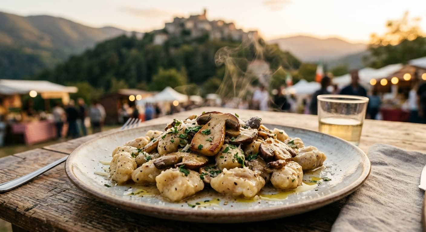 Sagra degli gnoccacci ai funghi porcini