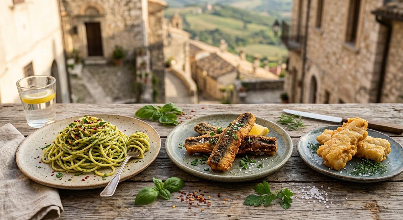 Sagra degli Spaghetti al Pesto Casolano, delle Anguille e del Baccalà