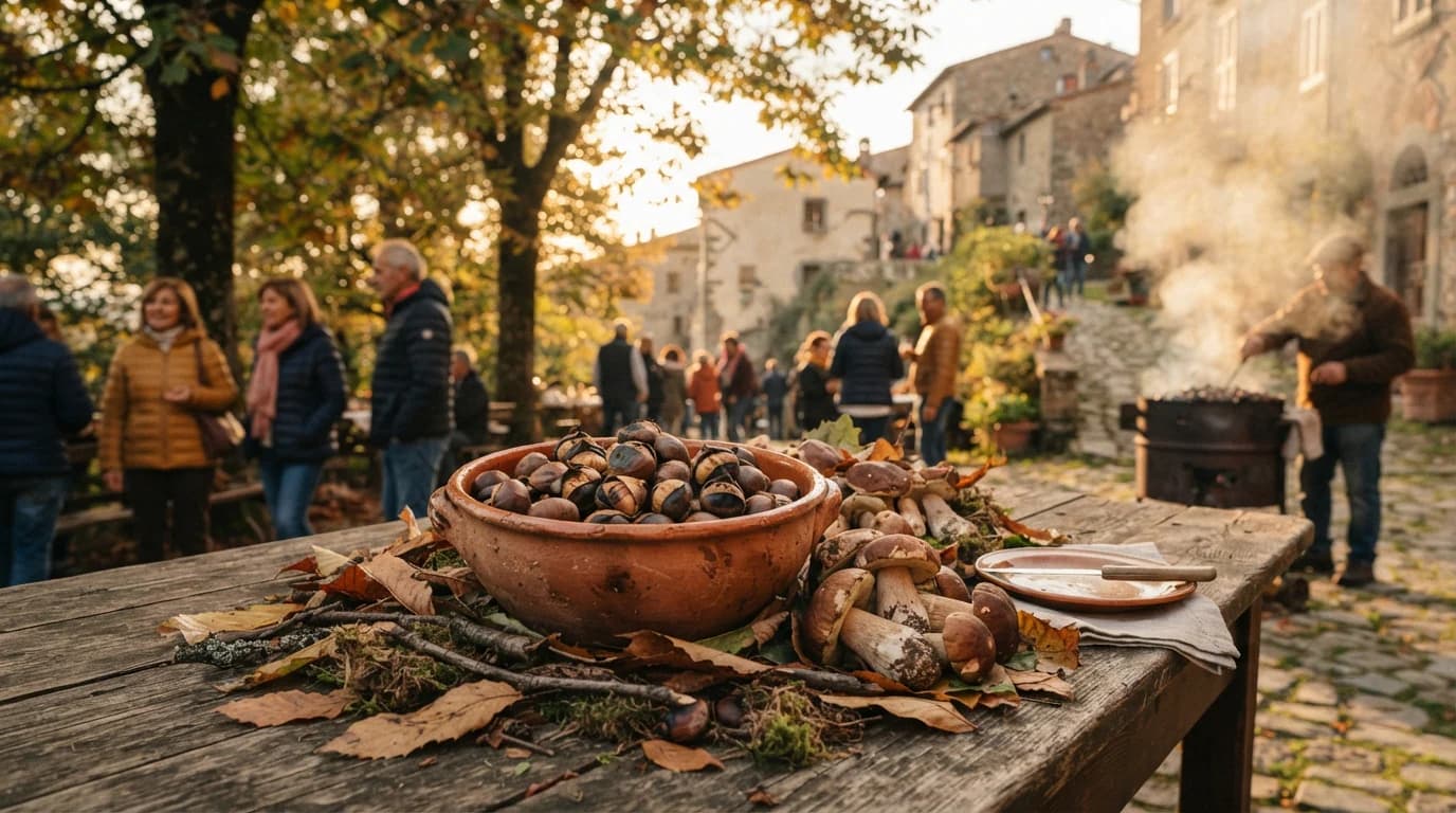 Sagra del Fungo e della Castagna - Vivo d’Orcia