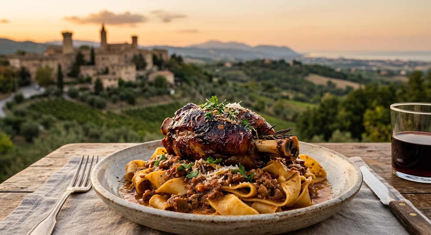 Sagra delle Pappardelle di farro al ragù e stinco di maiale