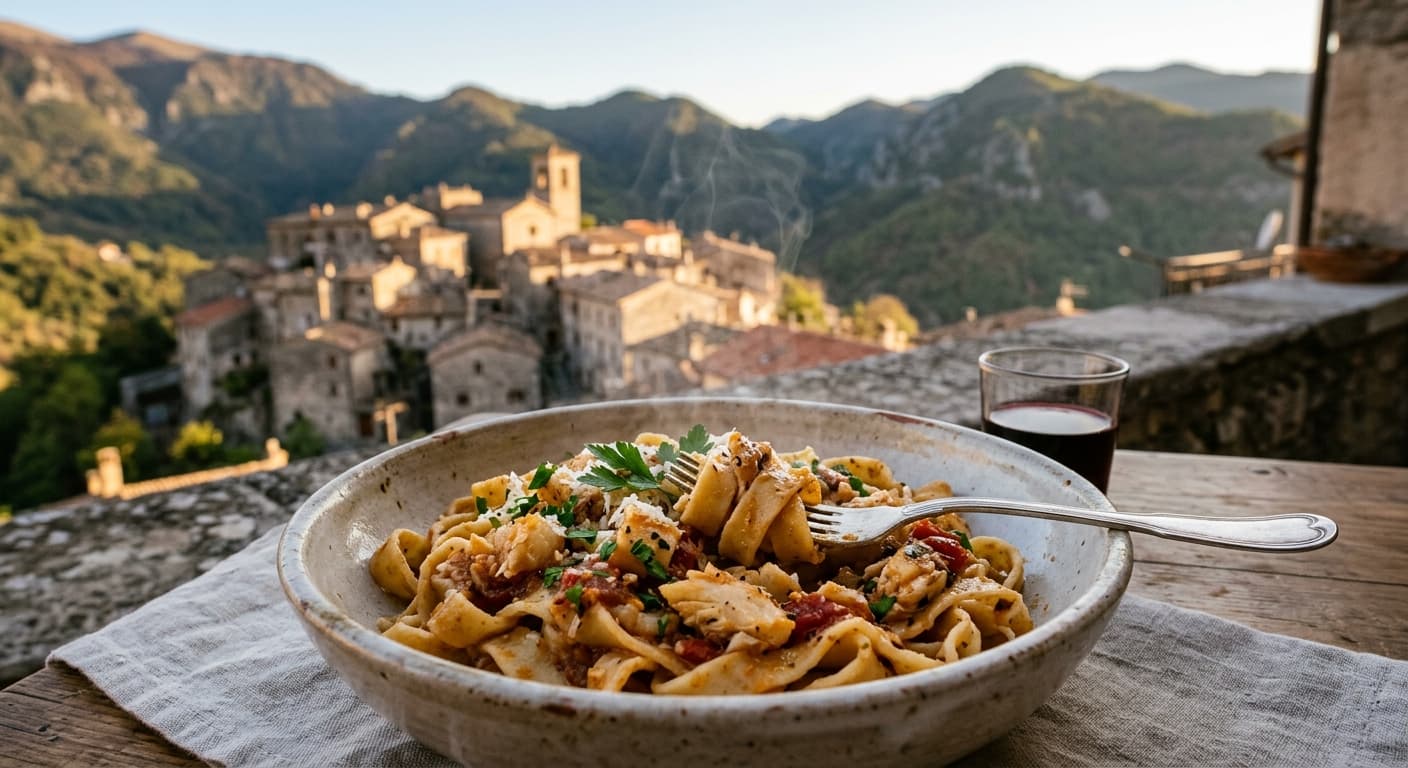 Sagra delle sagne co' gliù beccalà