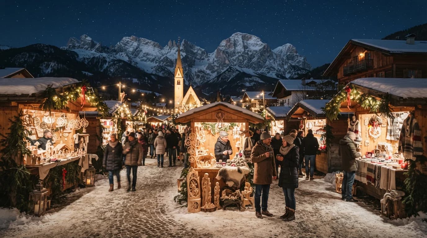 Tradizionale mercatino di Natale nell' Astrovillaggio Collepietra