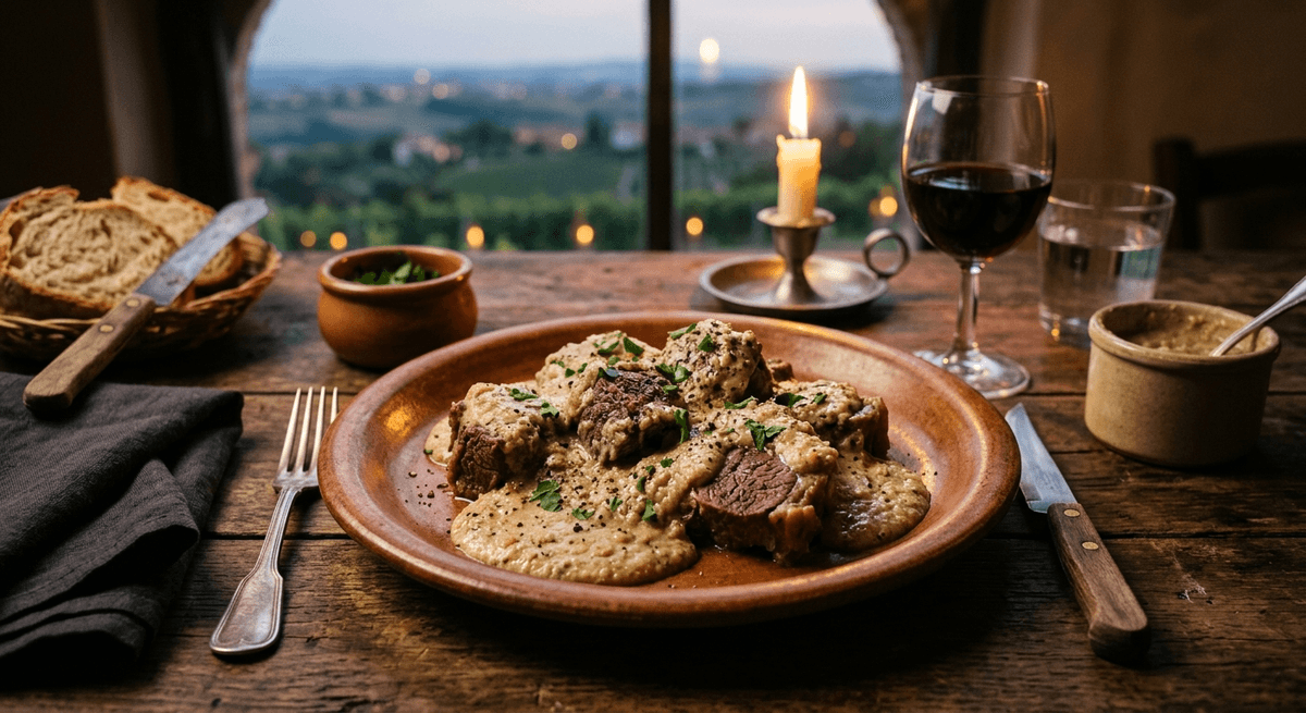 Bollito con pearà