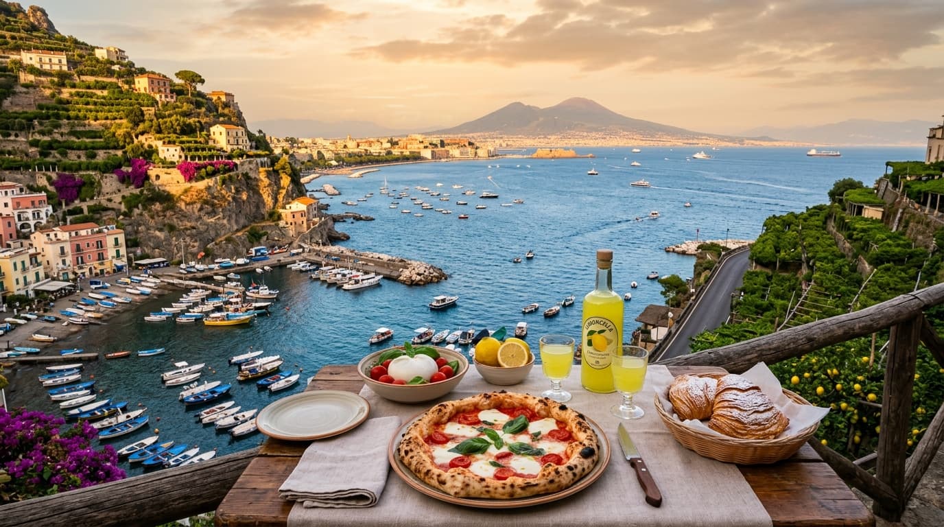 Vesuvio, Mozzarella und Tammurriata