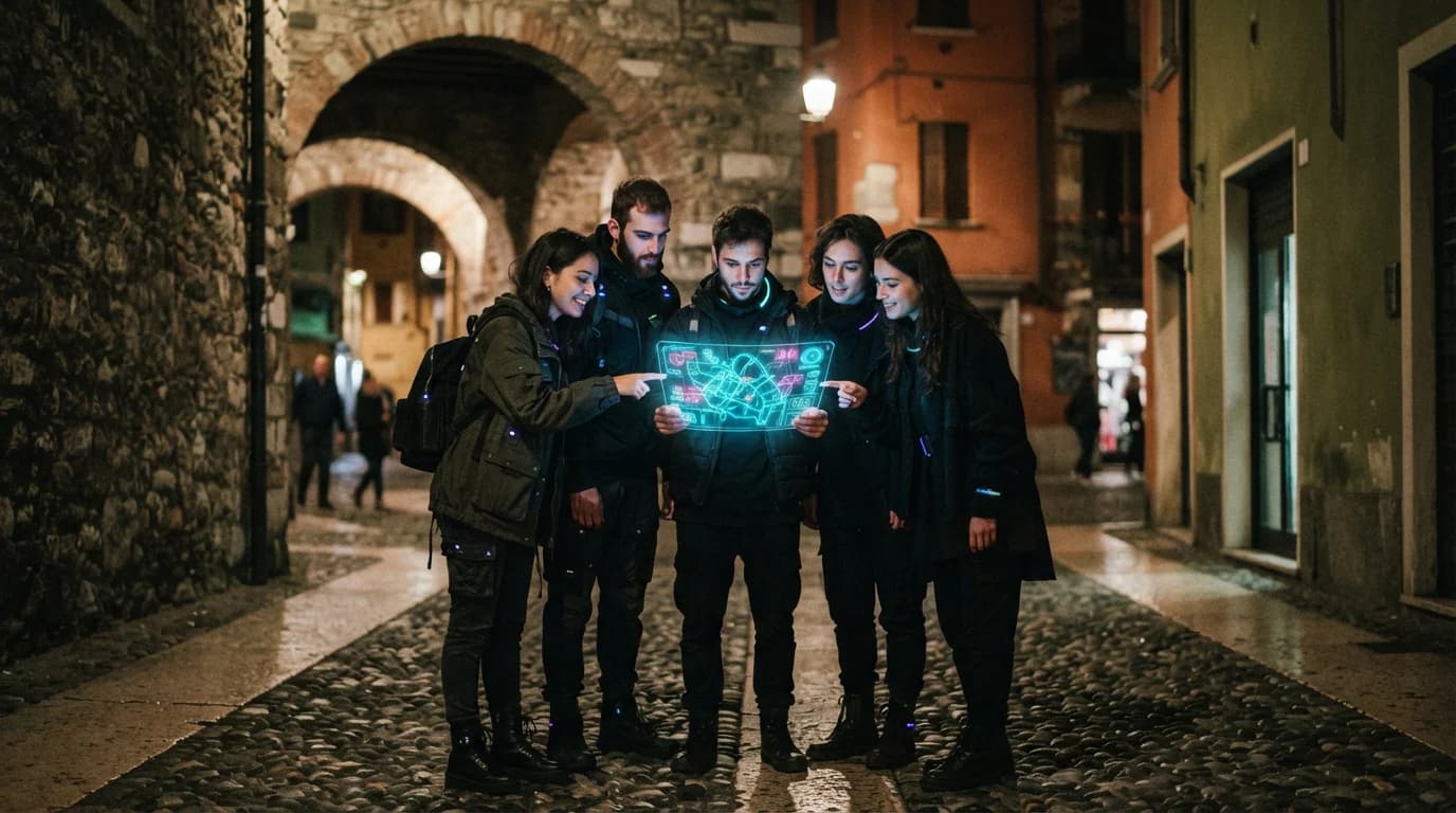 Caccia al tesoro notturna