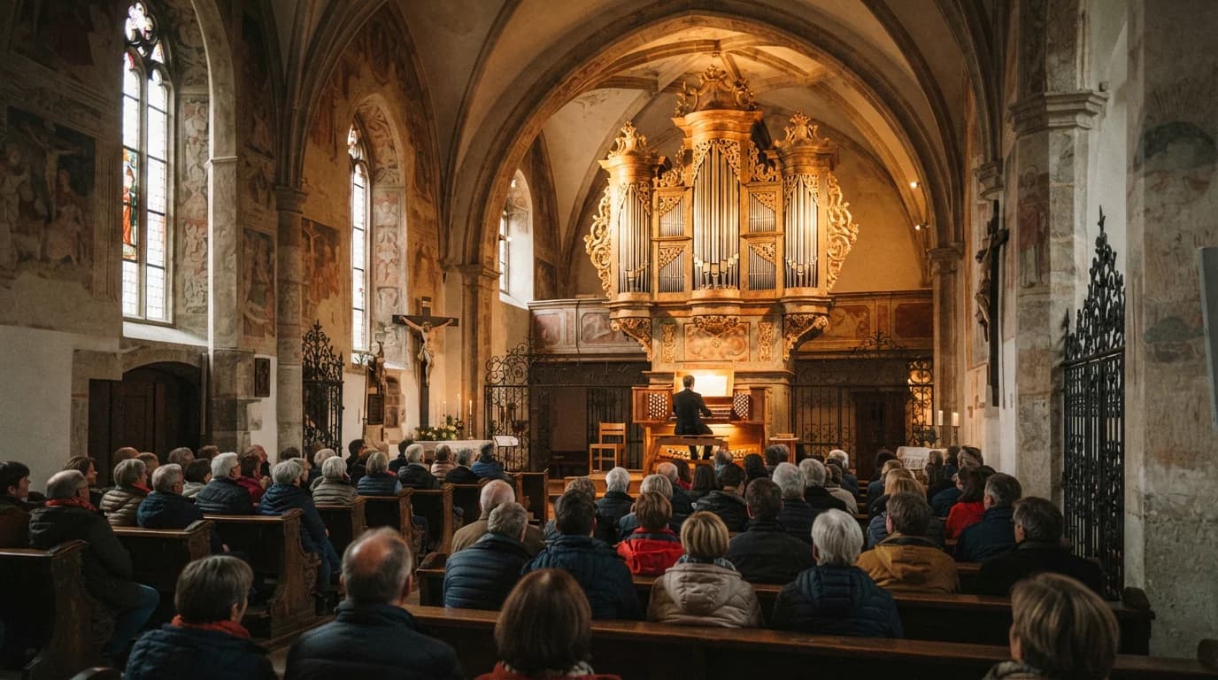 Concerto d'organo con Ferruccio Bartoletti nella chiesa parrocchiale di Scena