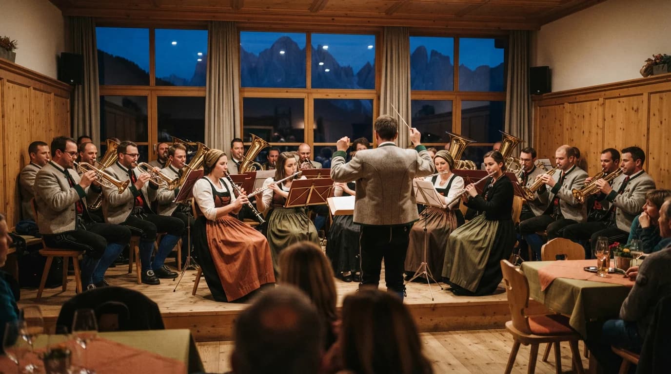 Concerto serale della banda musicale della valle